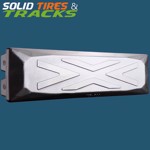 18" 450mm Bolt-On Rubber Pad 154mm Pitch- Heavy Duty