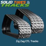 400x86x60 CTL Rubber Track-Zig Zag